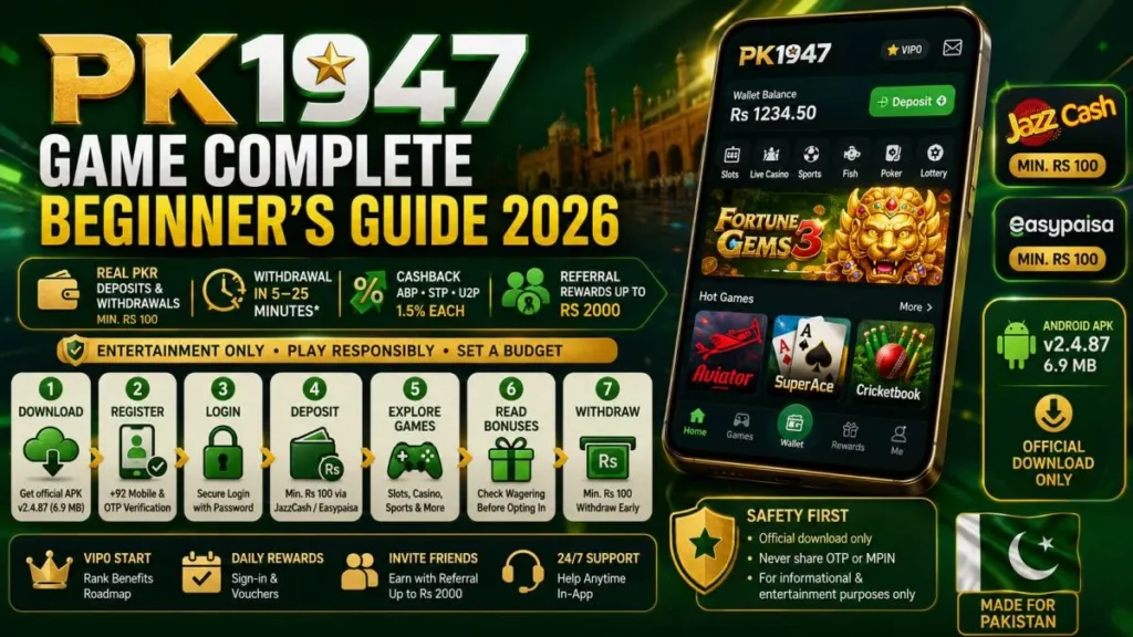 PK1947 complete beginner guide 2026
